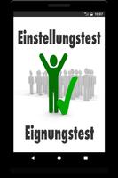 Eignungstest Einstellungstest 포스터