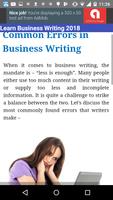Learn Business Writing 2018 screenshot 3