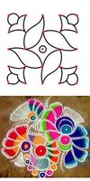 Simple And Easy Rangoli Designs Affiche
