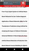 Tutorials For Artificial Network 2018 screenshot 1