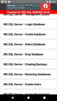 Tutorial for MS SQL SERVER 2018 Cartaz