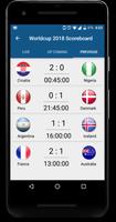 Worldcup 2018 Scoreboard imagem de tela 1