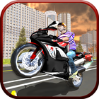 Crazy Motorbike Traffic Racer icône