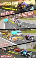 Crazy Motorbike Traffic Racer captura de pantalla 1