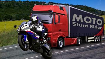 Moto Stunt Rider: Highway Traffic Hot Racing Affiche