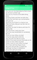 Shape Of You Ed Sheeran Lyrics تصوير الشاشة 1