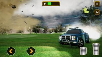 Tornado Hunting in Cars : Hurricane Rescue Mission capture d'écran 2