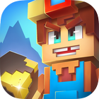 Pixel miner world design: block craft & building icon