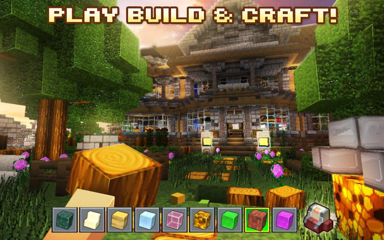 Pixel miner world design: block craft & building APK for Android Download