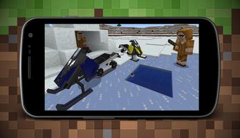 Addon of Snow Bikes Mod for MCPE syot layar 2