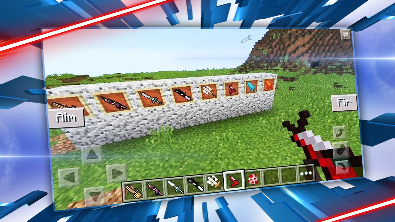 用于minecraft Pe的激光枪武器模型安卓下载 安卓版apk 免费下载