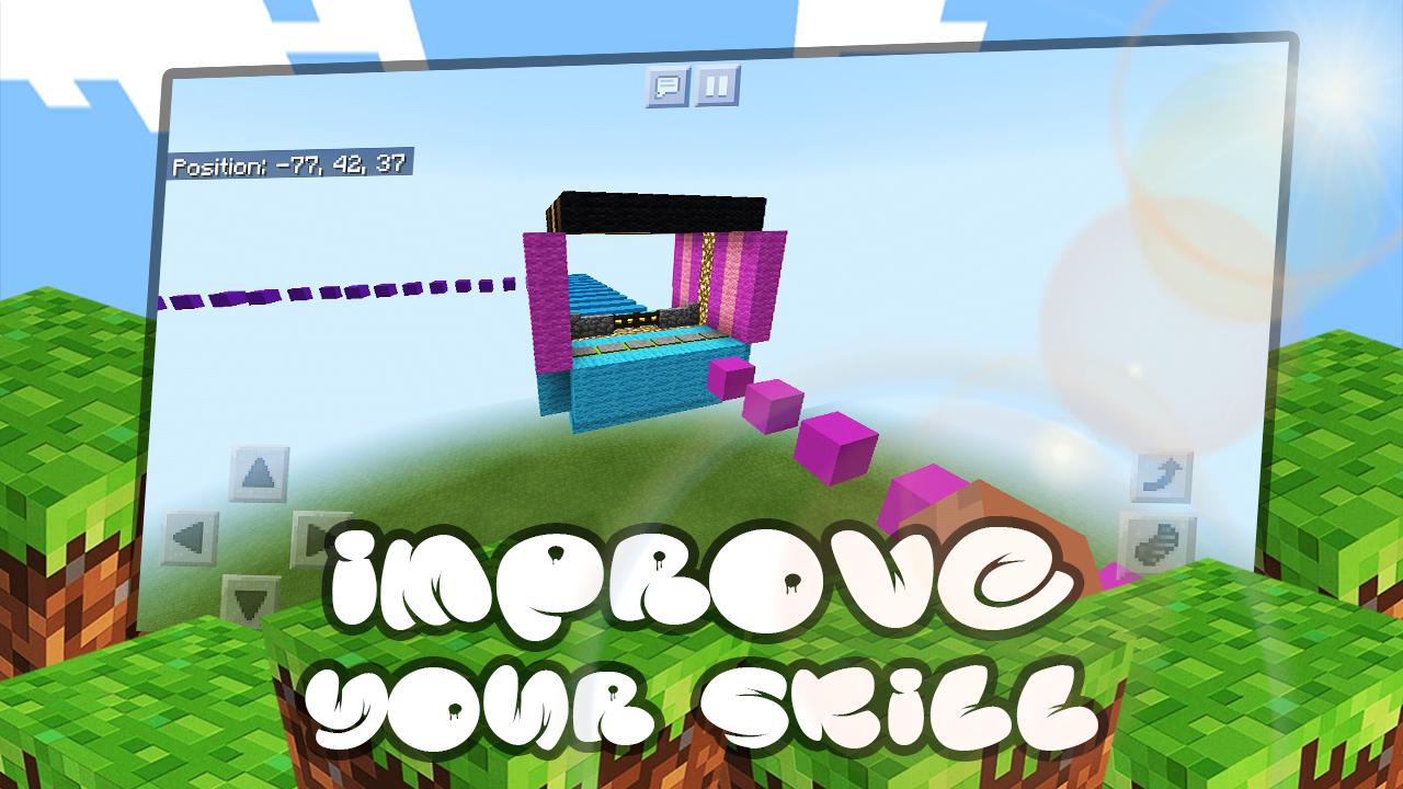 New Roblox Sky Parkour Map For Mcpe For Android Apk Download - roblox sky