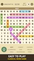 WordSearch Topic For Minecraft اسکرین شاٹ 1