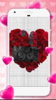 Valentines Indraw SandBox Coloring Color By Number 포스터