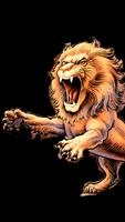 Scary Lion Color by Number Draw Book Pixel Art capture d'écran 1