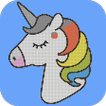 Unicorn Sandbox Coloring Book Page Color By Number