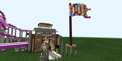 Blitzer Rollercoaster MCPE map screenshot 1