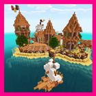 Island Village map for MCPE أيقونة