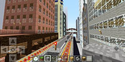 MegaCity Map for Minecraft Affiche