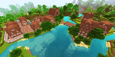 پوستر Ruhig Village MCPE map