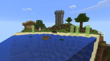 Cube Survival Minecraft map captura de pantalla 1