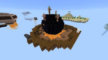Sky Islands map for Minecraft Affiche