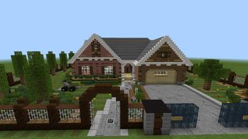 Traditional Mansion MCPE map Affiche