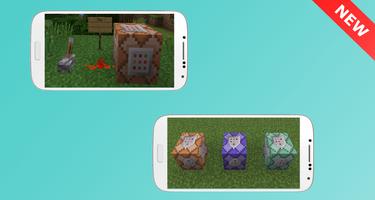 Mod Command block mcpe 2017 imagem de tela 1