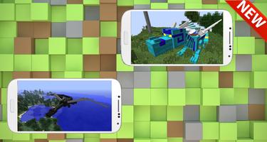 Mod Dragon Mount for mcpe 2017 постер