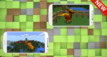 Mod Dragon Mount for mcpe 2017 capture d'écran 1