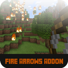 Mod Fire Arrows for MCPE أيقونة