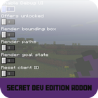 Mod Secret Dev Edition for PE ícone