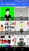 Skin Maker and Editor For Minecraft Affiche