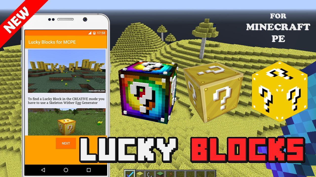 New Lucky Block Mod for Minecraft PE for Android - APK Download