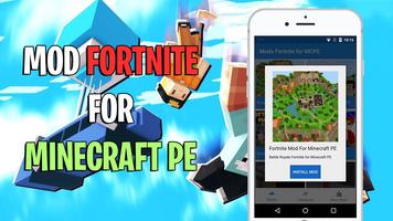 Mods Fortnite Battle Bus for Minecraft PE capture d'écran 1