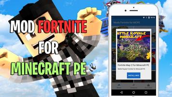 Mods Fortnite Battle Bus for Minecraft PE capture d'écran 2