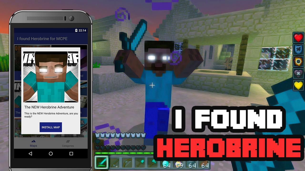 I Found Herobrine Map For Minecraft Pe For Android Apk Download