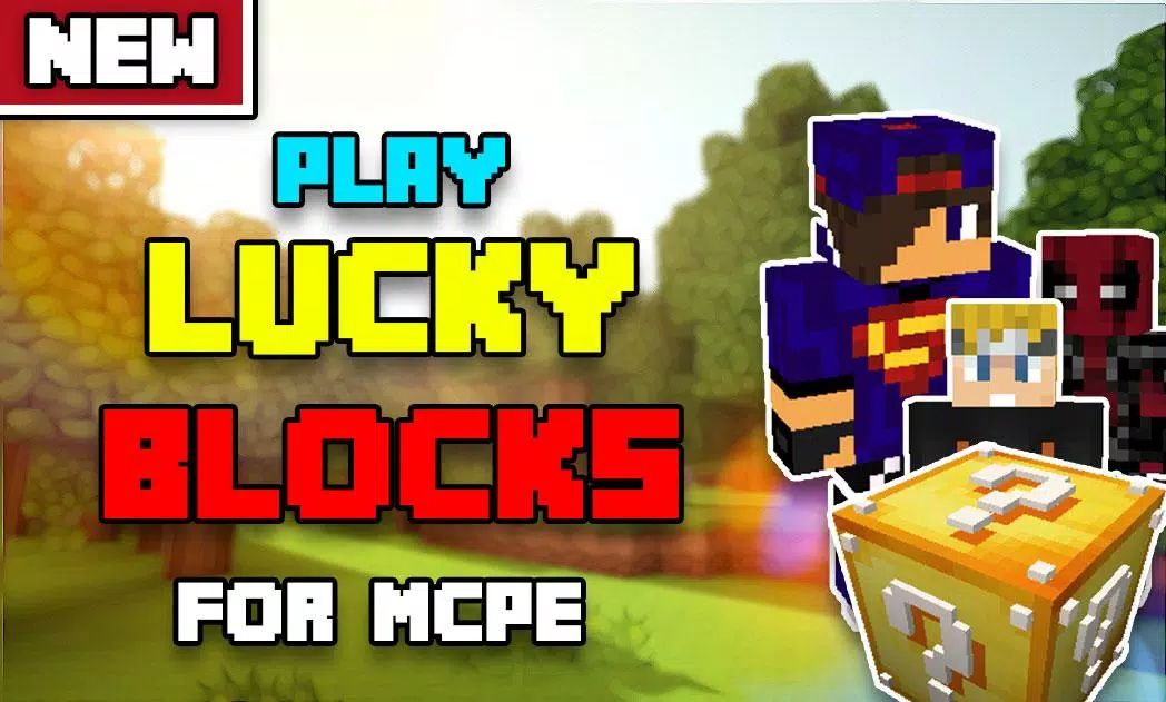 Lucky Block Race Server for MCPE APK pour Android Télécharger