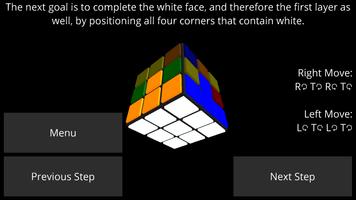 How to Solve a Rubik's Cube الملصق
