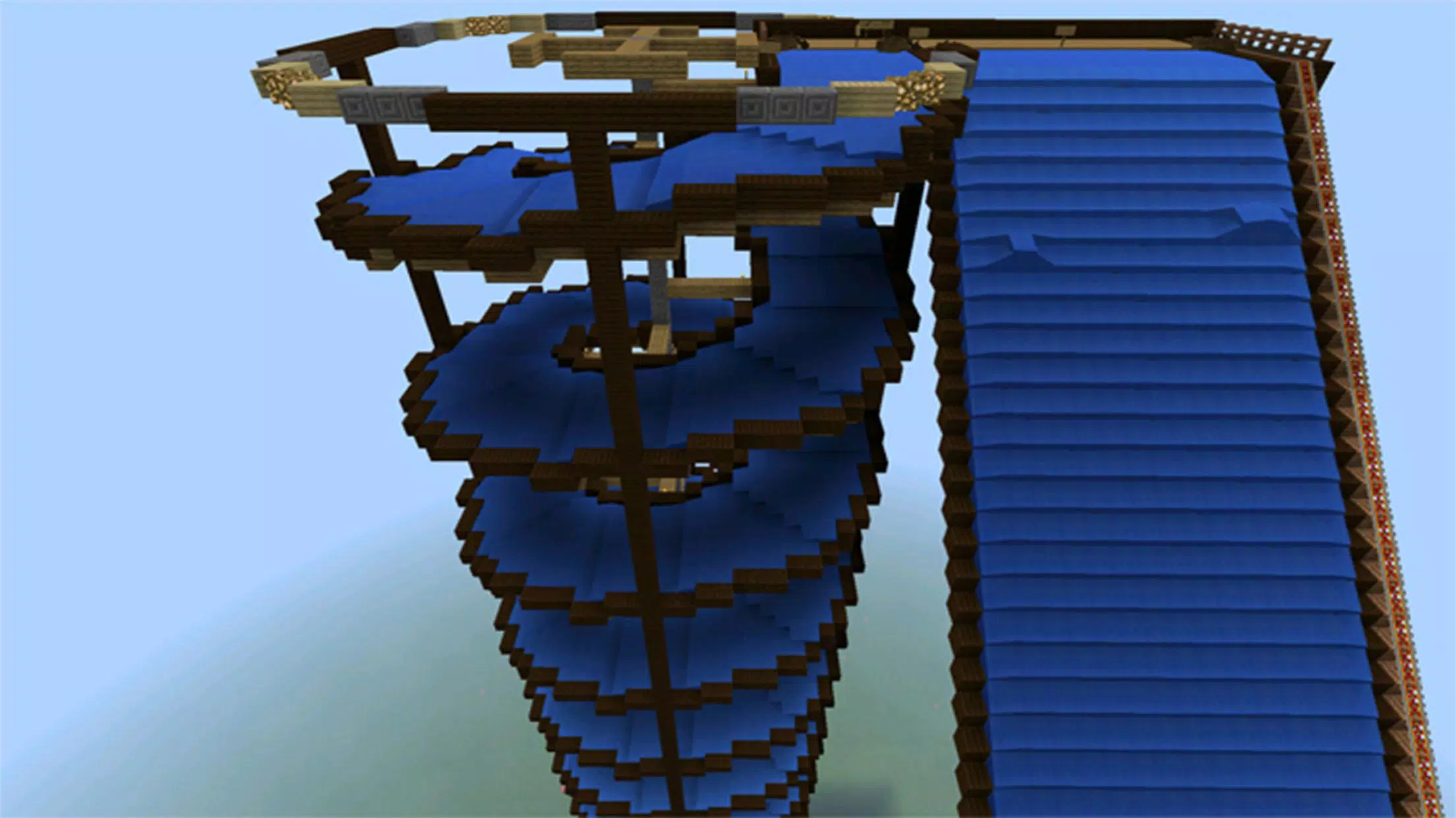 Minecraft Water Slide