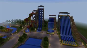 Water Slide Race Maps for Minecraft PE capture d'écran 3