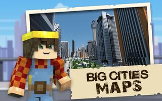 City Maps for Minecraft PE Cartaz