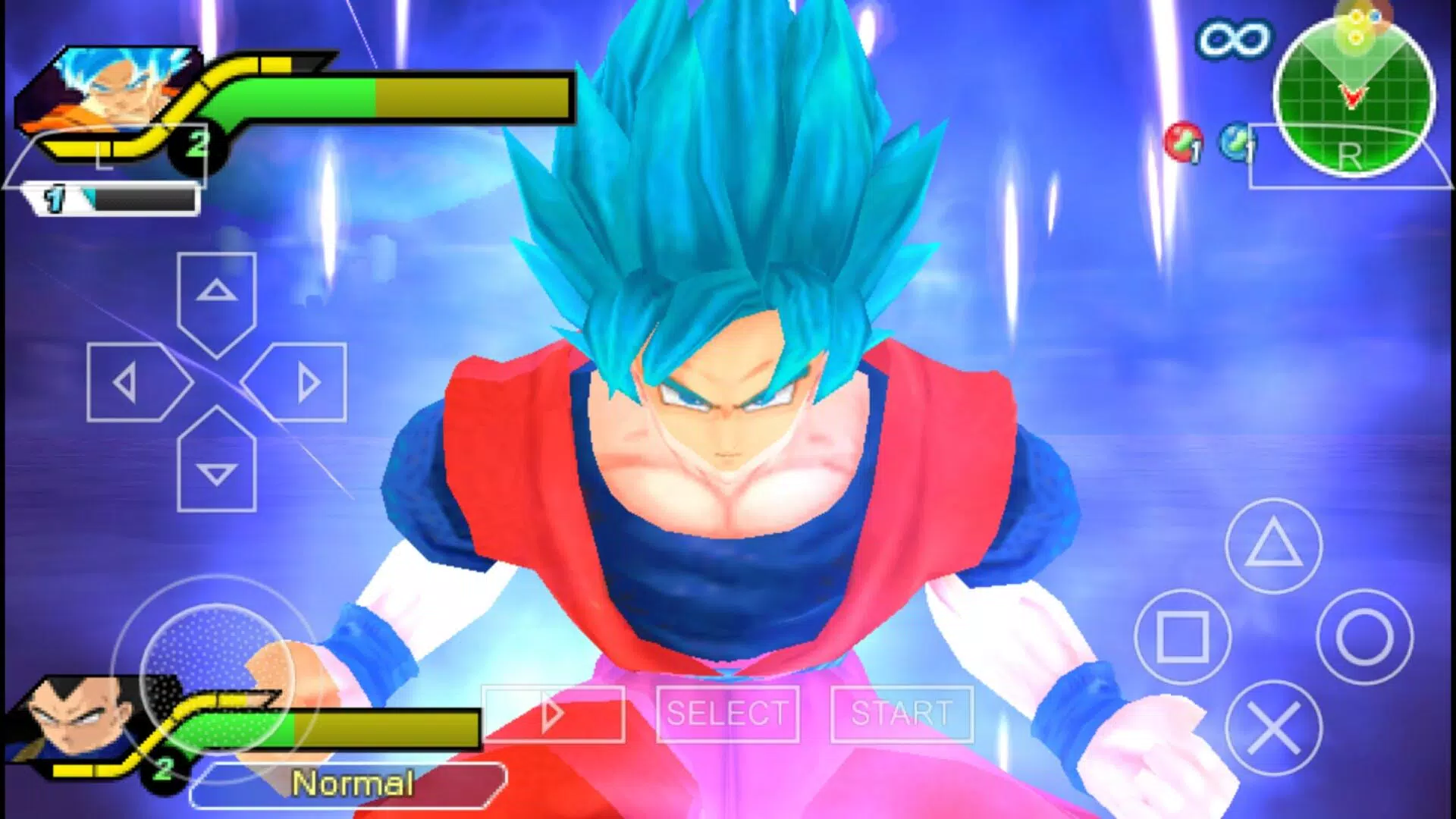 Jogos da psp anime dbz ttt mod