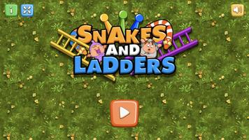 Snakes And Ladders Dice Board Game 海報