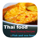 Thai Food Recettes de cuisine faciles: poisson icône