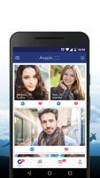Namoro na Austrália: chat app Cartaz