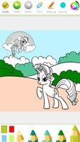 Kids Finger Coloring Books Little Pony screenshot 2