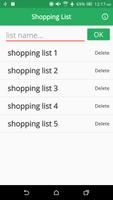 Shopping List โปสเตอร์