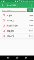 Shopping List ภาพหน้าจอ 1