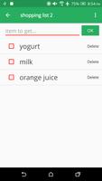 Shopping List ภาพหน้าจอ 2